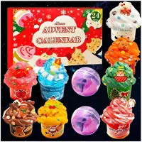 Sonstiges Calendario dell'Avvento "Schleim" 2026 per bambini, kit fai-da-te per 24 giorni, regalo per bambine e bambini