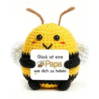 Sonstiges Ape portafortuna fatta a mano per papà, realizzata in lana e cotone, ideale come regalo per il compleanno, il Natale o la festa del papà