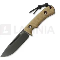 Trc knives Coltello South Pole Vanadis V4E DLC, coyote G10, black multicam kydex