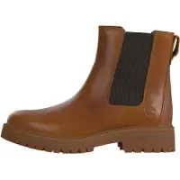 Timberland per donna. TB0A2KK2EM41 Stivaletti Chelsea in pelle Britton Drive marrone (38 W), Basso, Nessuno, Casual