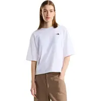 The North Face Women's Essential Simple Dome Boxy RLX S/S T-shirt Donna (L, bianco)