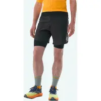 Compressport - Short da trail 2 in 1 - Trail Racing 2-In-1 Short M Black per Uomo - Taglia XL - Nero