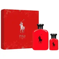 Ralph Lauren Set : Polo Red, Eau De Toilette, per uomo, 125 ml + Polo Red, Eau De Toilette, per uomo, 15 ml *Miniatura
