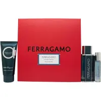 Ferragamo Intense Leather da uomo Set (edp/100ml + edp/min/10ml + sh/gel/100ml)