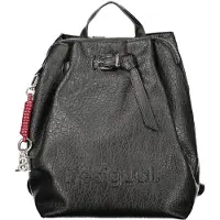 Desigual , Zaino medio, Donna, Poliuretano, Nero, U