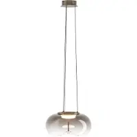 Eglo Lampada LED a sospensione OPTICA 1, bronzo/marrone, Ø 38 cm, CCT