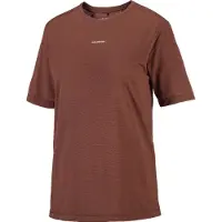 Salomon Women's SHKout Core S/S Maglia da corsa Donna (M, marrone)