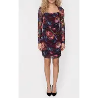 Guess Marciano GUESS Ls Square Nk Bernard Midnight Bloom Print Taglia: S | Abiti Mini Outlet | Donna