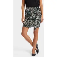 Guess Marciano GUESS Verdiana Mini Ruffle Aquarelle Leopard Pr Taglia: XL | Minigonne Outlet | Donna | Ciano