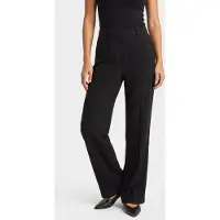 Guess Marciano GUESS Ariana Straight Pant Jet Black A996 Taglia: 40 | Pantaloni da completo Outlet | Donna | Nero