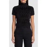 Guess Marciano GUESS Adele Logo Chenille Jet Black A996 Taglia: XL | Maglioni a maglia Outlet | Donna | Nero