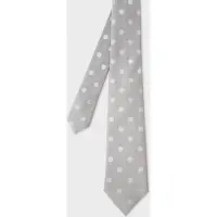 Paul Smith Men Tie Spot Grey Taglia: 8 | Cravatte Outlet | Uomo | Grigio