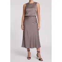 Guess Marciano GUESS Sibilla Long Satin S Washed Taupe Taglia: M | Minigonne Outlet | Donna | Nero