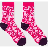 Paul Smith Women Sock Flower Fuchsia Taglia: OS | Calzini Outlet | Donna | Rosa