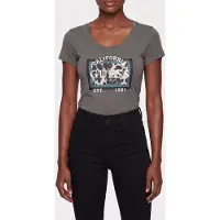 Guess Marciano GUESS Cn Ss Animalier Box Volcano Grey Taglia: S | Maglie Sportivi Outlet | Donna | Grigio
