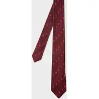 Paul Smith Men Tie 6cm Man United Burgundy/ Borde Taglia: OS | Cravatte Outlet | Uomo | Marrone
