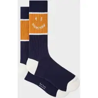Paul Smith Men Sock Happy Navy Taglia: OS | Calzini Outlet | Uomo | Blu