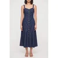 Guess Marciano GUESS Edna Dress Bodeguita Dark Taglia: XS | Abiti Midi Outlet | Donna