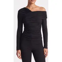 Guess Marciano GUESS Astrid Asymetric Dra Jet Black A996 Taglia: XS | Maglie a manica lunga Outlet | Donna | Nero