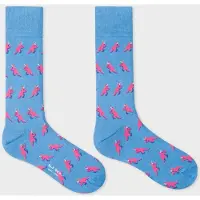 Paul Smith Men Sock Dino Jacqurd Turquoise Taglia: OS | Calzini Outlet | Uomo | Ciano