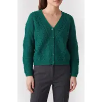 Guess Marciano GUESS Ls Vn Pointelle Amel Adventurous Green 3 Taglia: S | Maglioni a maglia Outlet | Donna | Verde