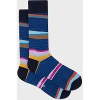 Paul Smith Men Sock Eli Stripe Navy Taglia: OS | Calzini Outlet | Uomo | Blu