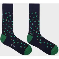 Paul Smith Men Sock Andre Orange Navy Taglia: OS | Calzini Outlet | Uomo | Blu