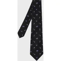 Paul Smith Men Tie Mini Flowers Black Taglia: 6 | Cravatte Outlet | Uomo | Nero