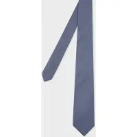 Paul Smith Men Tie Cotton Stripe Light Blue Taglia: 8 | Cravatte Outlet | Uomo | Blu