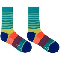 Paul Smith Men Cycle Sock Calf Stripe Artist_stripe Taglia: M | Calzini Outlet | Uomo