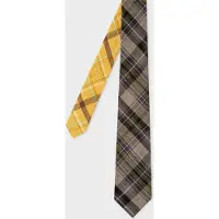 Paul Smith Men Tie Grey Taglia: 8 | Cravatte Outlet | Uomo | Grigio