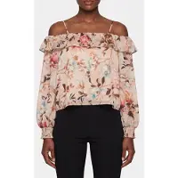 Guess Marciano GUESS New Off Shoulder Luc Natural Magnolia Pri Taglia: M | Maglie a manica lunga Outlet | Donna | Bianco