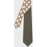 Paul Smith Men Tie Polka Military Green Taglia: 8 | Cravatte Outlet | Uomo | Verde