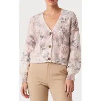 Guess Marciano GUESS Abir Printed Cardi S Snow Lynx Taglia: XL | Maglioni a maglia Outlet | Donna | Bianco