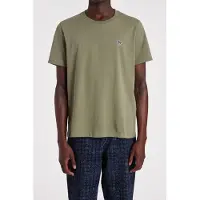 Paul Smith Mens Reg Fit Ss Tshirt Zebra Lt Greyish Green Taglia: S | Magliette basic Outlet | Uomo | Verde