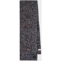 Paul Smith Men Scarf Chunky Twisted Slate Taglia: OS | Sciarpe Outlet | Uomo