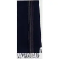 Paul Smith Men Scarf Offset Signatr Navy Taglia: OS | Sciarpe Outlet | Uomo | Blu