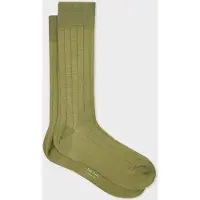 Paul Smith Men Sock Rib Merc Seasnl Emerald Green Taglia: OS | Calzini Outlet | Uomo | Verde