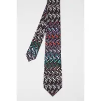 Paul Smith Men Tie Painted Geometric Very Dark Navy Taglia: 8 | Cravatte Outlet | Uomo | Blu