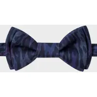 Paul Smith Men Bowtie Animal Grain Navy Taglia: OS | Cravatte Outlet | Uomo | Blu