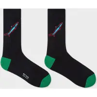 Paul Smith Men Sock Artful Lives Jacq Black Taglia: OS | Calzini Outlet | Uomo | Nero