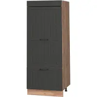 Vicco Dispensa da cucina Fame-Line Grigio scuro/Rovere dorato 60 cm, Model 62662