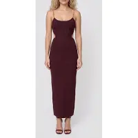 Guess Marciano GUESS Aisha Long Dress Ban Regal Plum Taglia: 44 | Abiti Midi Outlet | Donna | Magenta