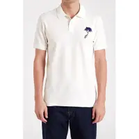 Paul Smith Mens Polo Shirt Palm Emb Off White Taglia: XS | Polo Outlet | Uomo | Bianco