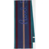 Paul Smith Men Scarf Reggie Stripe Cobalt Blue Taglia: OS | Sciarpe Outlet | Uomo | Blu