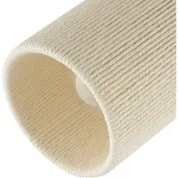 Brilliant Plafoniera Arlo, beige, tessuto, lunghezza 62 cm, a 2 luci