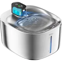 Sonstiges Fontanella per gatti, acciaio inossidabile, senza fili, 4,1 litri, nera, 3 modalità, sensore, timer, funzionamento silenzioso, batteria 4000mAh