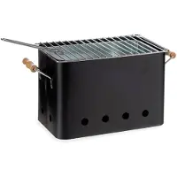 La Dehesa Barbecue portatile con maniglie, in ferro e zinco