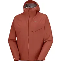 Salomon - Giacca impermeabile e antivento da trail - Bonatti Waterproof Jkt M Burnt Umber per Uomo - Taglia L - Arancione