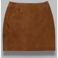 ROTATE suede mini skirt